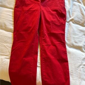 Women's Red pants size 16